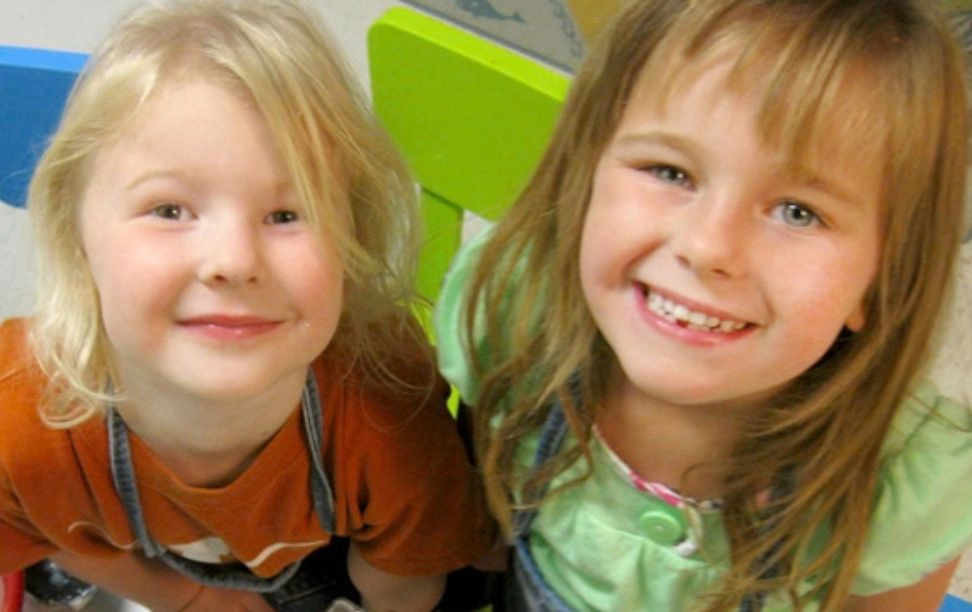 Happy children at Lupine Lane summer camp