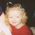 Brooklyn Fisher as a child