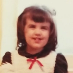 Jessica Polk as a child